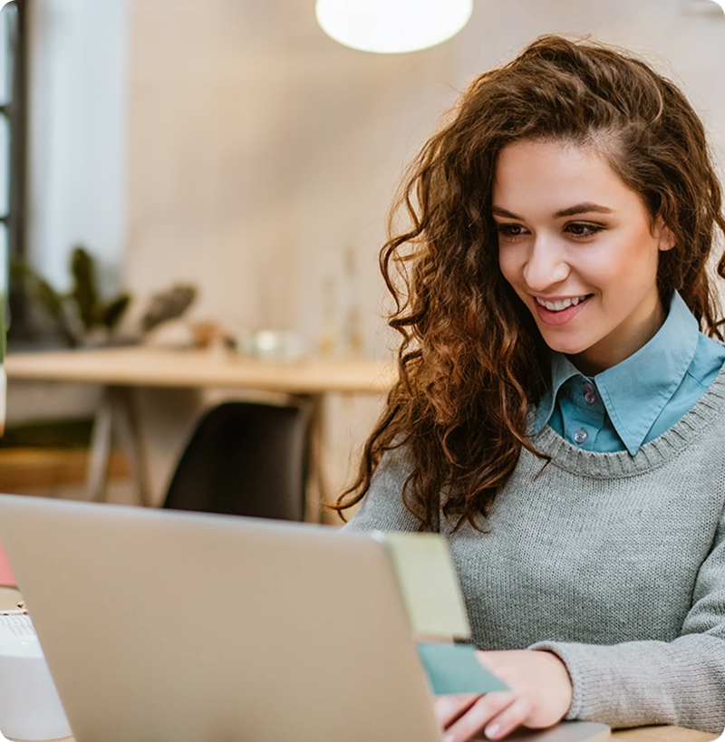 Woman on laptop